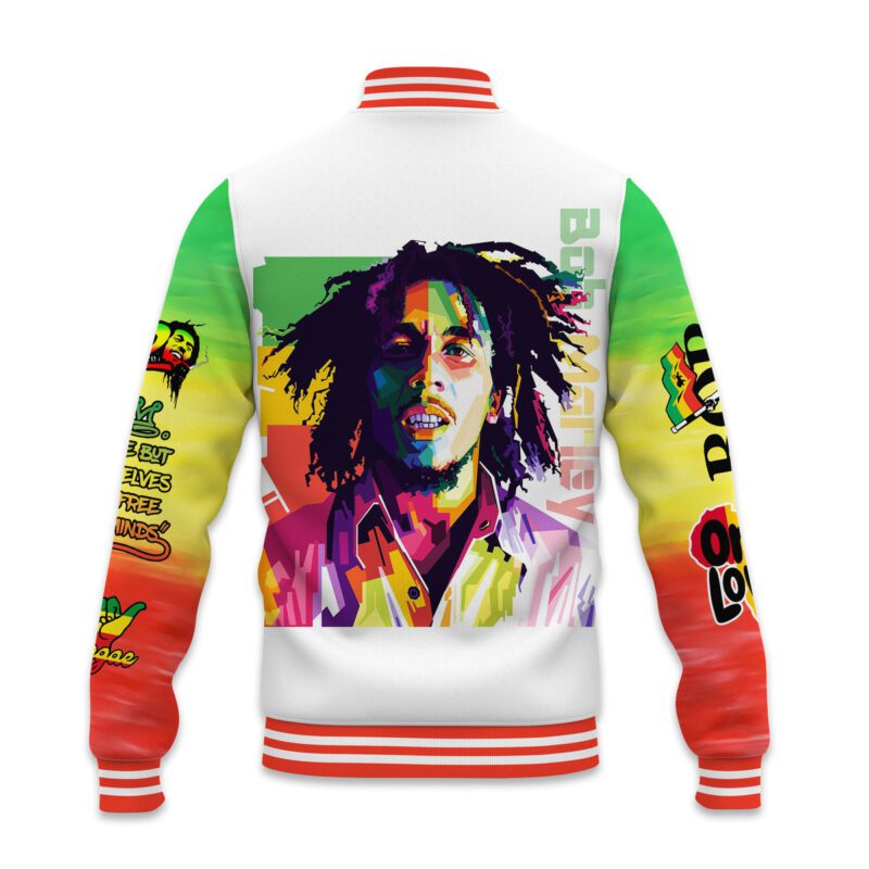 Bob Marley Baseball Jacket For Fan CFB2120 2