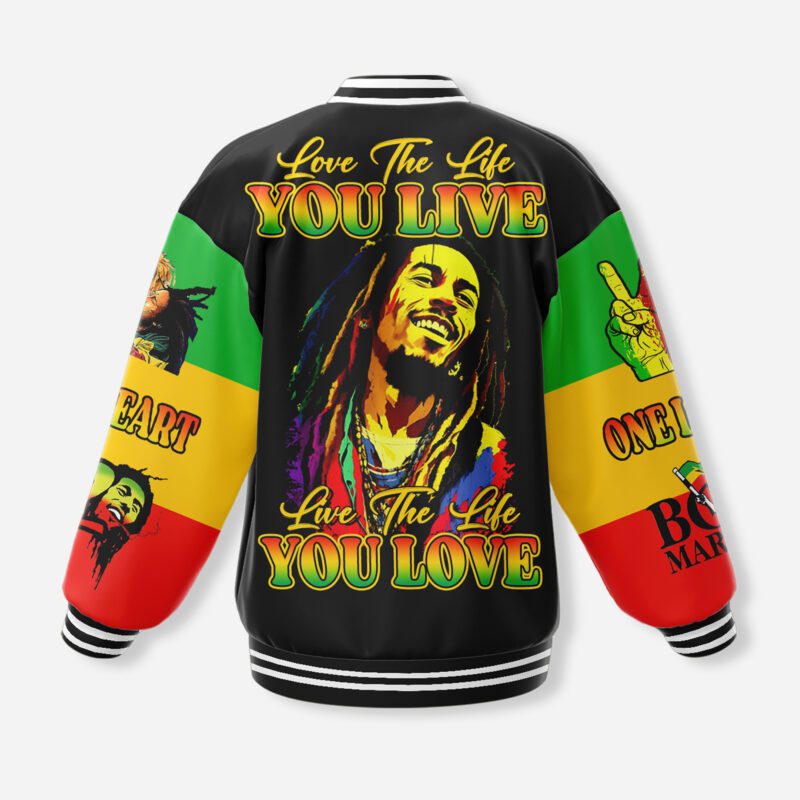 Bob Marley Baseball Jacket For Fan CFB2121 2