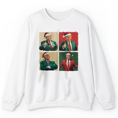 Boho Christmas Trump Happy Holidays Merry Vibes Louis Vuitton Unisex Sweatshirt TAS21972 1