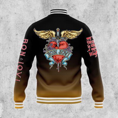 Bon Jovi Baseball Jacket For Fan CFB2117 3 Bon Jovi Baseball Jacket For Fan CFB2117 3
