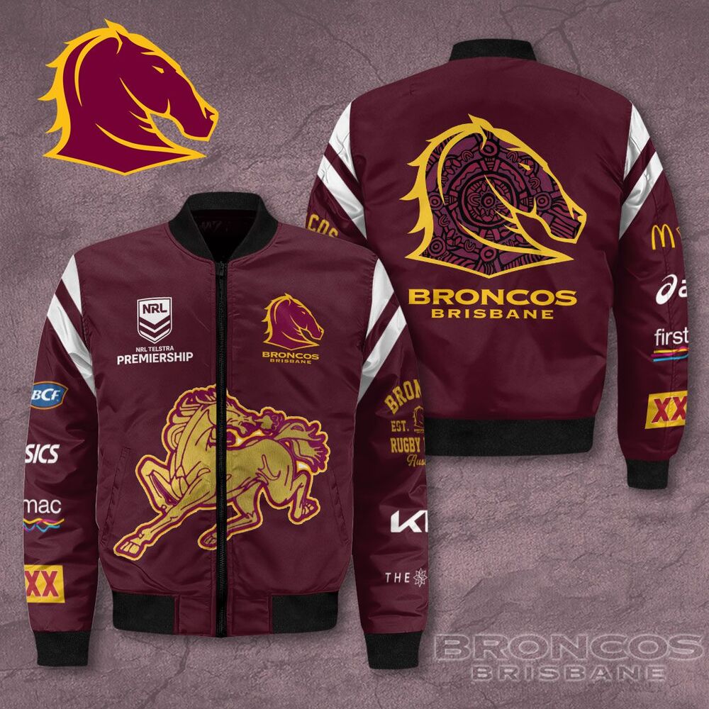 Brisbane-Broncos-NRL-Baseball-Jacket-For-Fan-CFB1131 Brisbane Broncos NRL Baseball Jacket For Fan CFB1131