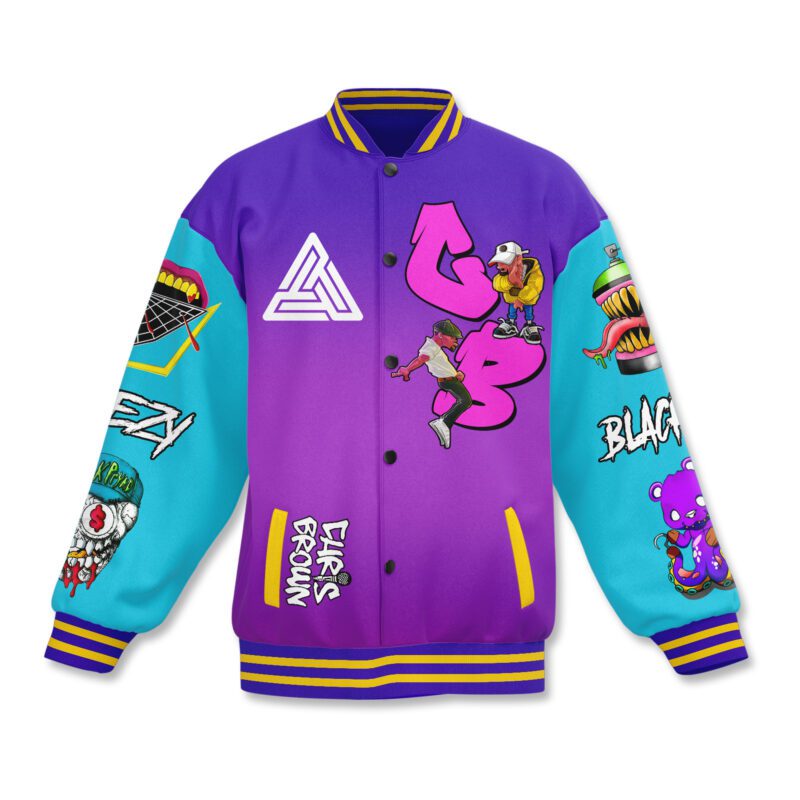 Chris Brown Baseball Jacket For Fan CFB2091 1