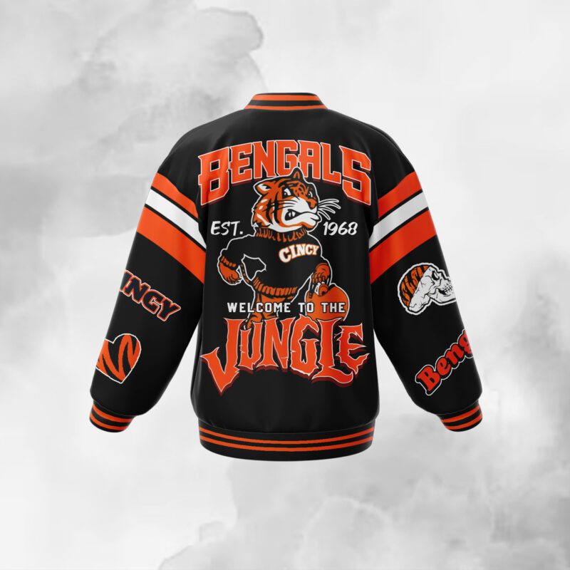 Cincinnati Bengals NFL Baseball Jacket For Fan CFB2080 1
