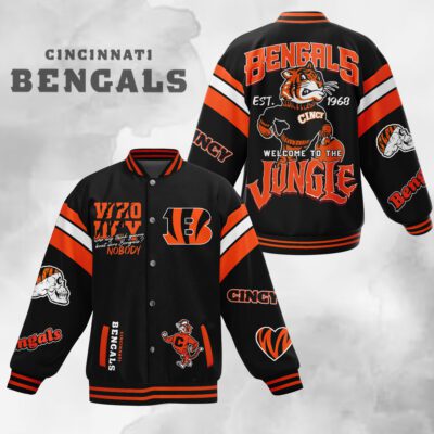 Cincinnati Bengals NFL Baseball Jacket For Fan CFB2080