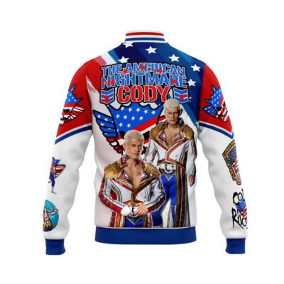 Cody Rhodes Baseball Jacket For Fan CFB1099 2 Cody Rhodes Baseball Jacket For Fan CFB1099 2
