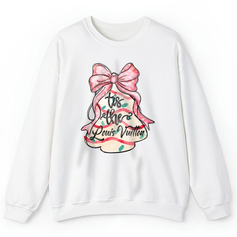 Coquette Christmas Tree Cakes Louis Vuitton Unisex Sweatshirt TAS21991 1