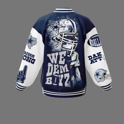 Dallas Cowboys NFL Baseball Jacket For Fan CFB2077 2
