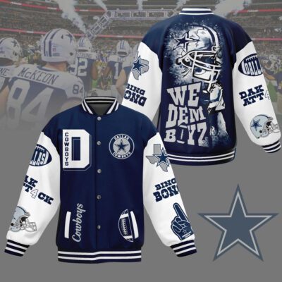 Dallas Cowboys NFL Baseball Jacket For Fan CFB2077