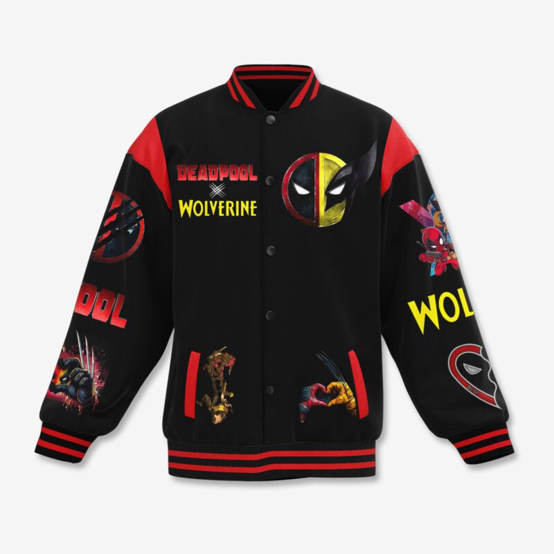 Deadpool Baseball Jacket For Fan CFB1012 1