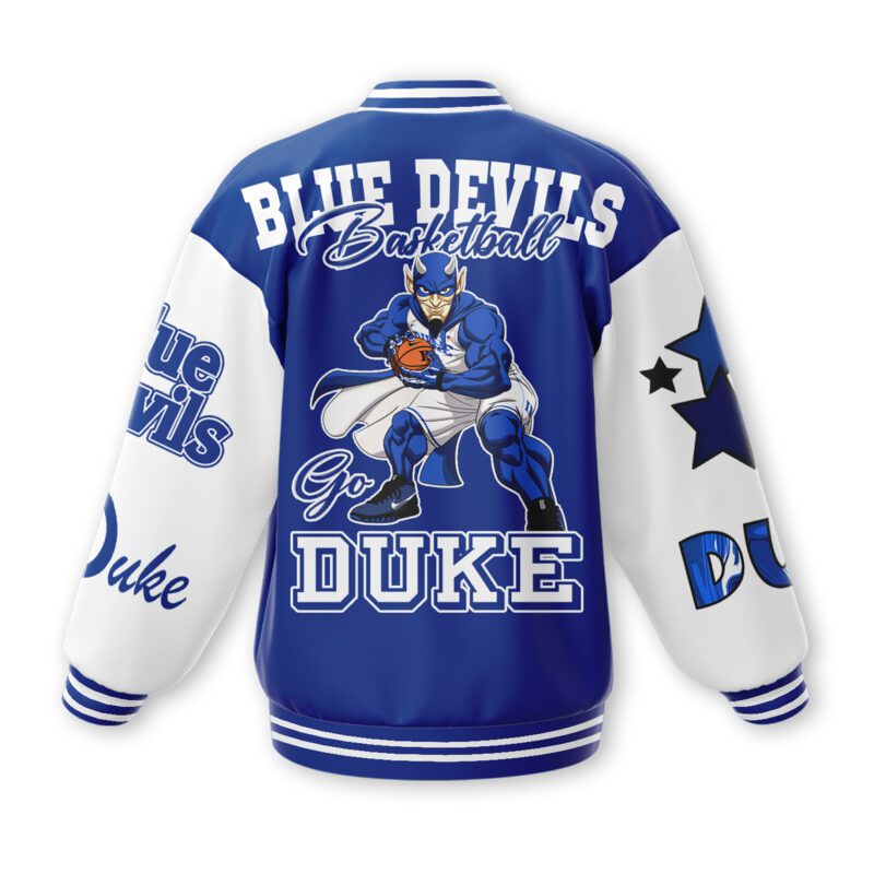Duke Blue Devils Blue NCAA Baseball Jacket For Fan CFB1085 1