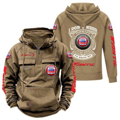 Fantic Vintage Quarter Zip Hoodie Retro Hoodie LQZ1185 4 Fantic Vintage Quarter Zip Hoodie Retro Hoodie LQZ1185 4