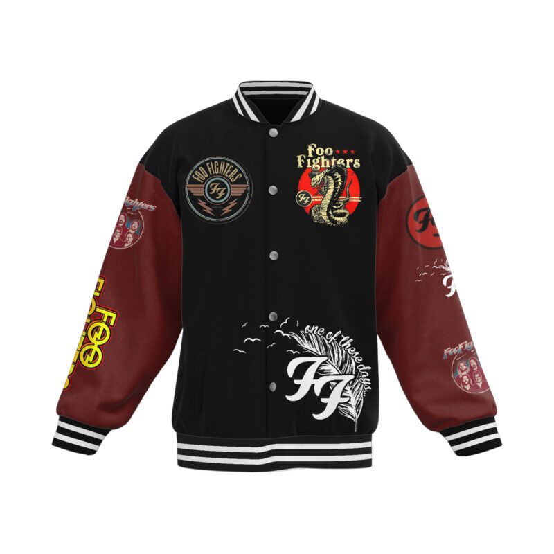 Foo Fighters Baseball Jacket For Fan CFB1088 1