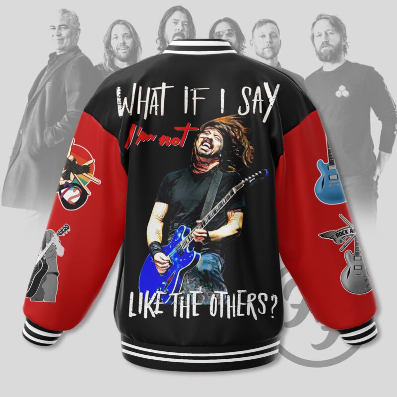 Foo Fighters Baseball Jacket For Fan CFB1980 2