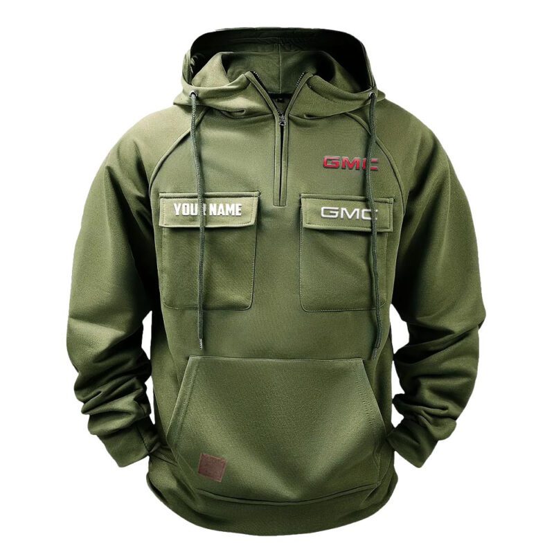 GMC Vintage Quarter Zip Hoodie Retro Hoodie LQZ1524 2