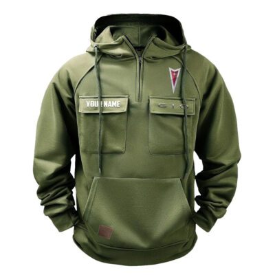 GTO Vintage Quarter Zip Hoodie Retro Hoodie LQZ1541 2 GTO Vintage Quarter Zip Hoodie Retro Hoodie LQZ1541 2