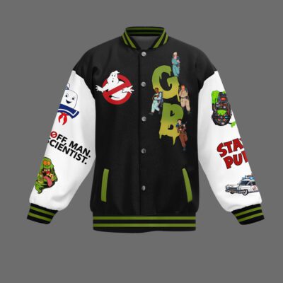 Ghostbusters Baseball Jacket For Fan CFB1083 1 Ghostbusters Baseball Jacket For Fan CFB1083 1
