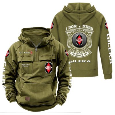 Gilera Vintage Quarter Zip Hoodie Retro Hoodie LQZ1203 3 Gilera Vintage Quarter Zip Hoodie Retro Hoodie LQZ1203 3