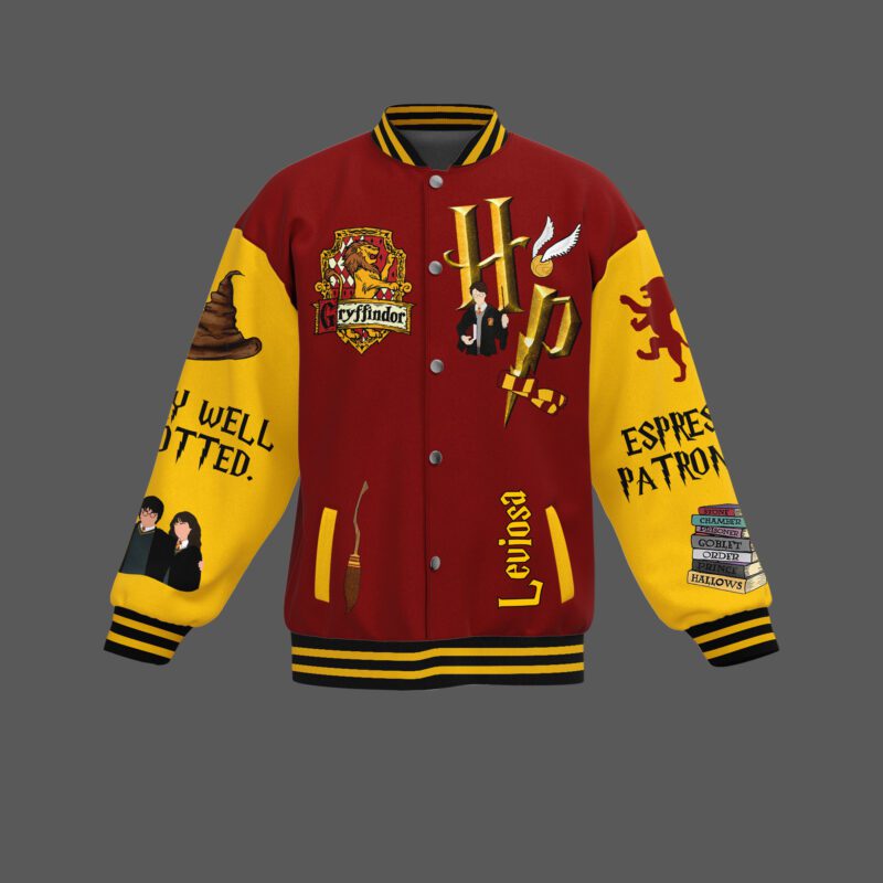 Gryffindor House Harry Potter Baseball Jacket For Fan CFB1943 1