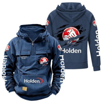 Holden Vintage Quarter Zip Hoodie Retro Hoodie LQZ1023 2 Holden Vintage Quarter Zip Hoodie Retro Hoodie LQZ1023 2