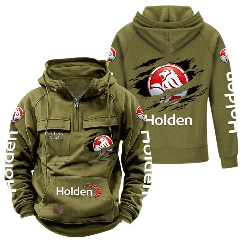 Holden Vintage Quarter Zip Hoodie Retro Hoodie LQZ1023 3