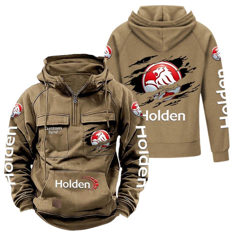 Holden Vintage Quarter Zip Hoodie Retro Hoodie LQZ1023 4