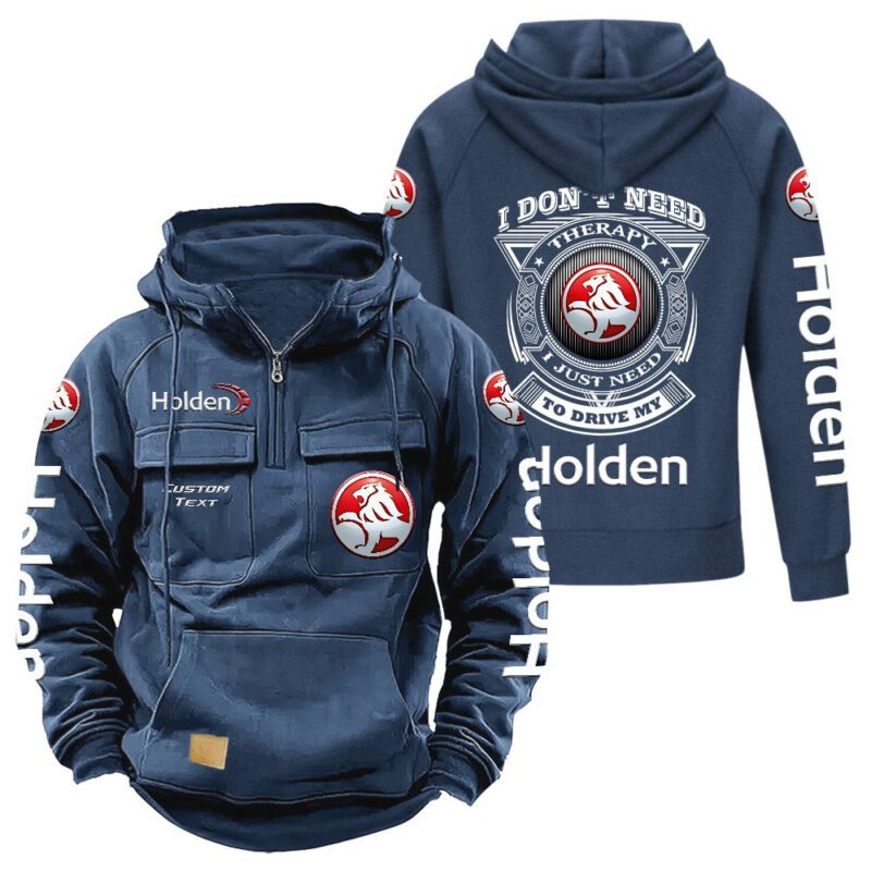 Holden Vintage Quarter Zip Hoodie Retro Hoodie LQZ1298 2