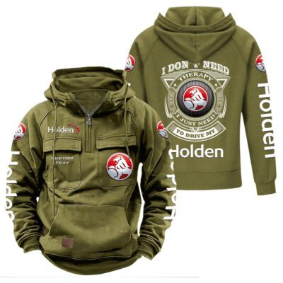 Holden Vintage Quarter Zip Hoodie Retro Hoodie LQZ1298 3 Holden Vintage Quarter Zip Hoodie Retro Hoodie LQZ1298 3