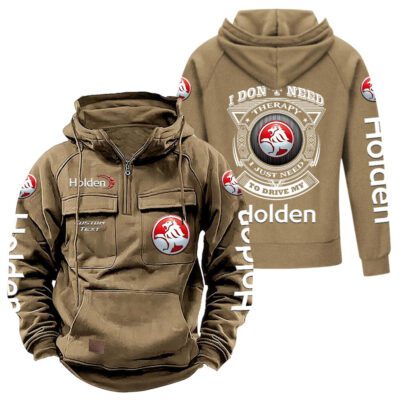 Holden Vintage Quarter Zip Hoodie Retro Hoodie LQZ1298 4 Holden Vintage Quarter Zip Hoodie Retro Hoodie LQZ1298 4