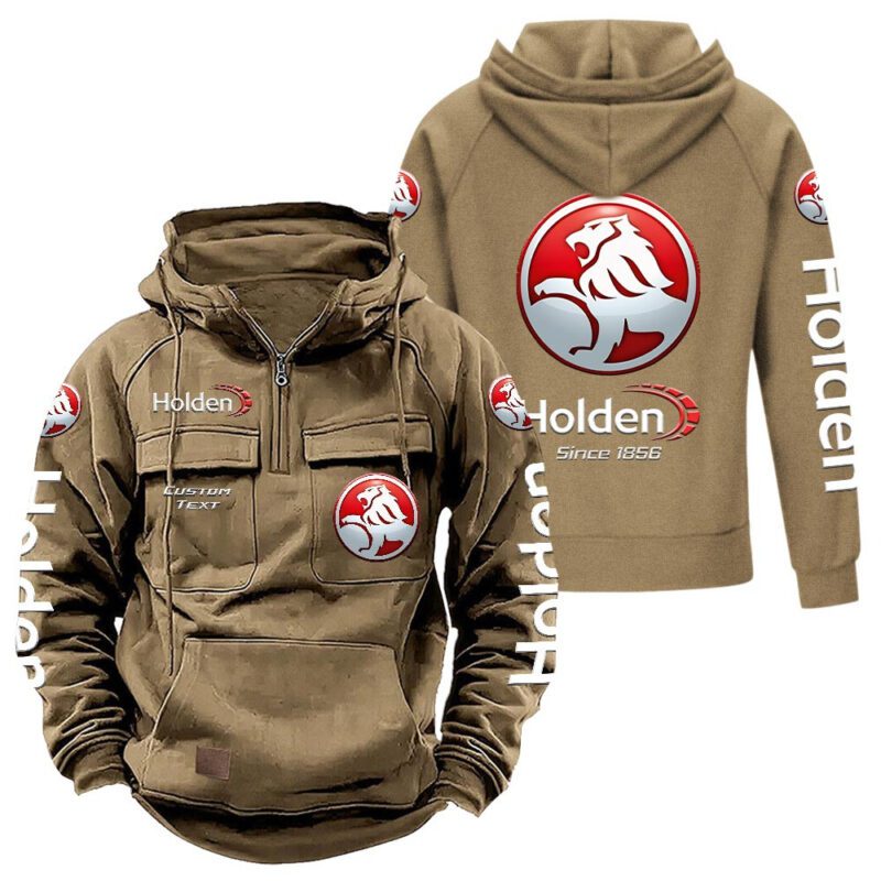 Holden Vintage Quarter Zip Hoodie Retro Hoodie LQZ1373 4