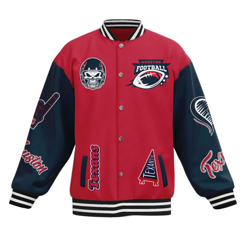 Houston Texans NFL Baseball Jacket For Fan CFB1900 1
