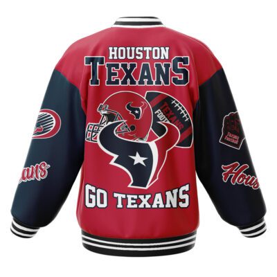 Houston Texans NFL Baseball Jacket For Fan CFB1900 2