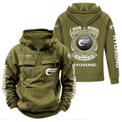 Hyosung Vintage Quarter Zip Hoodie Retro Hoodie LQZ1189 3 Hyosung Vintage Quarter Zip Hoodie Retro Hoodie LQZ1189 3