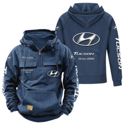 Hyundai Tucson Vintage Quarter Zip Hoodie Retro Hoodie LQZ1433 2 Hyundai Tucson Vintage Quarter Zip Hoodie Retro Hoodie LQZ1433 2