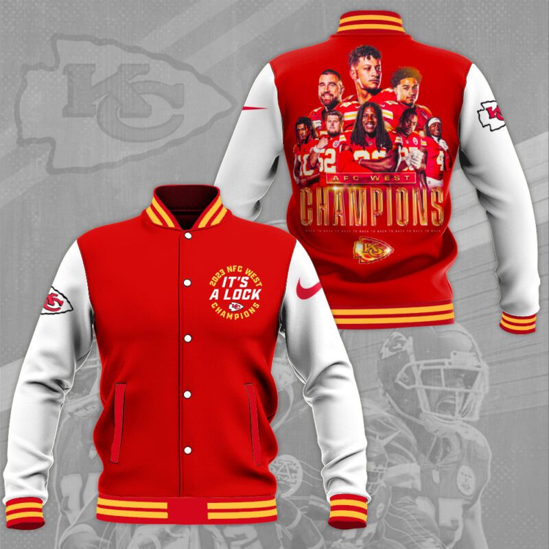 Kansas City Chiefs NFL Baseball Jacket For Fan CFB1200
