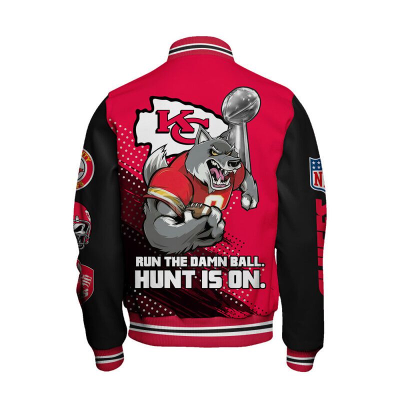 Kansas City Chiefs NFL Baseball Jacket For Fan CFB1227 2