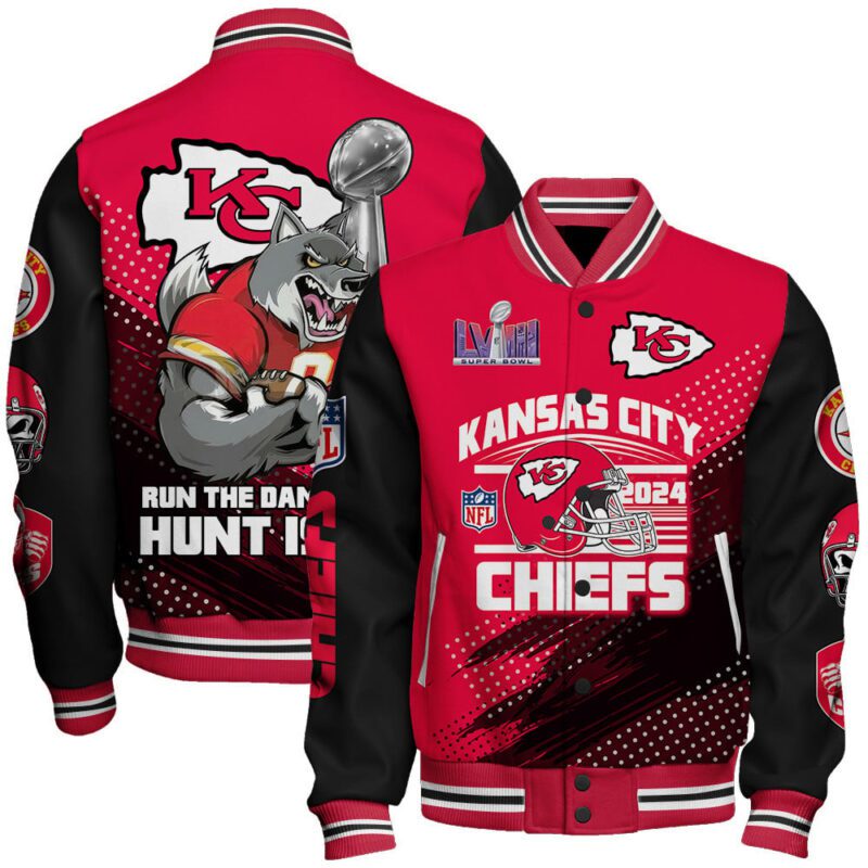 Kansas City Chiefs NFL Baseball Jacket For Fan CFB1227