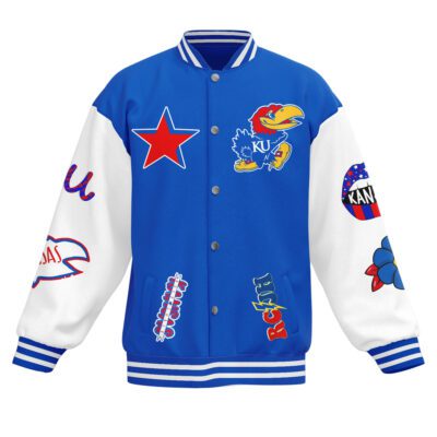 Kansas Jayhawks NCAA Baseball Jacket For Fan CFB1863 1