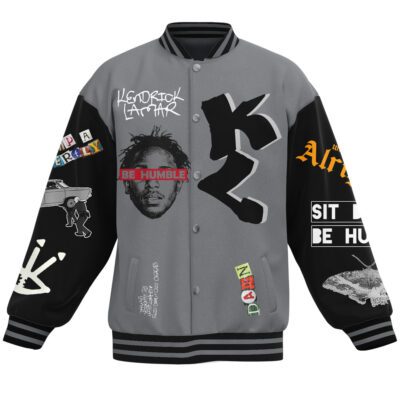 Kendrick Lamar Baseball Jacket For Fan CFB1831 1 Kendrick Lamar Baseball Jacket For Fan CFB1831 1