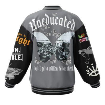 Kendrick Lamar Baseball Jacket For Fan CFB1831 2 Kendrick Lamar Baseball Jacket For Fan CFB1831 2