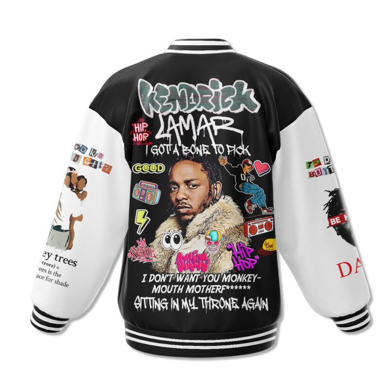 Kendrick Lamar Baseball Jacket For Fan CFB1832 2