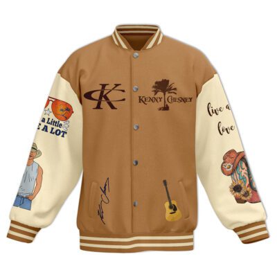 Kenny Chesney Baseball Jacket For Fan CFB1834 1 Kenny Chesney Baseball Jacket For Fan CFB1834 1