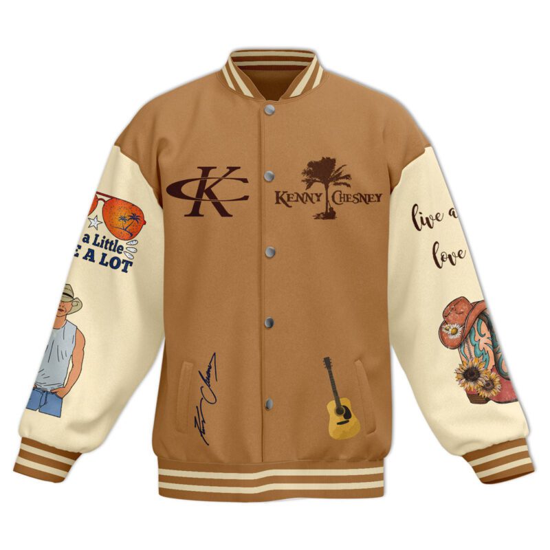 Kenny Chesney Baseball Jacket For Fan CFB1834 1