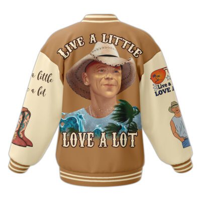 Kenny Chesney Baseball Jacket For Fan CFB1834 2 Kenny Chesney Baseball Jacket For Fan CFB1834 2