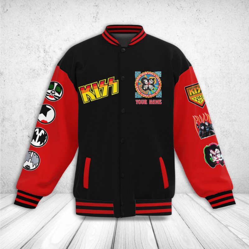 Kiss Band Music Baseball Jacket For Fan CFB1259 1