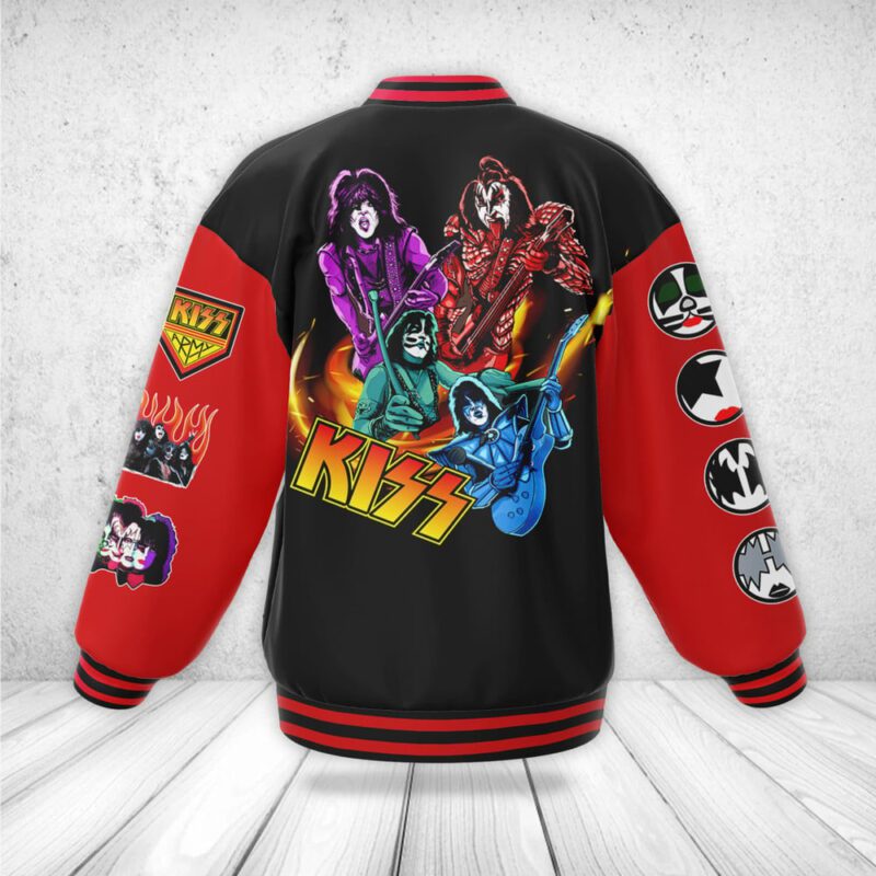 Kiss Band Music Baseball Jacket For Fan CFB1259 2