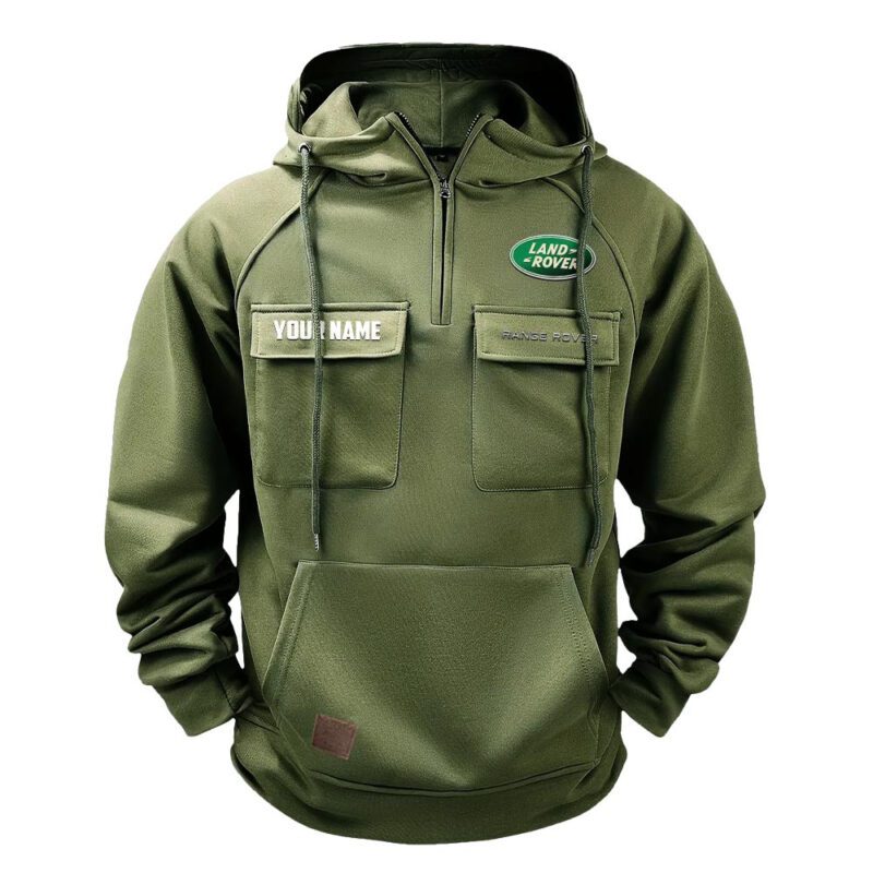 Land Rover Vintage Quarter Zip Hoodie Retro Hoodie LQZ1268 2