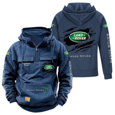 Land Rover Vintage Quarter Zip Hoodie Retro Hoodie LQZ1558 2