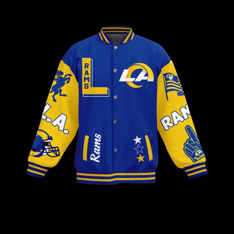 Los Angeles Rams NFL Baseball Jacket For Fan CFB1798 1