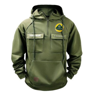 Lotus Vintage Quarter Zip Hoodie Retro Hoodie LQZ1140 2 Lotus Vintage Quarter Zip Hoodie Retro Hoodie LQZ1140 2