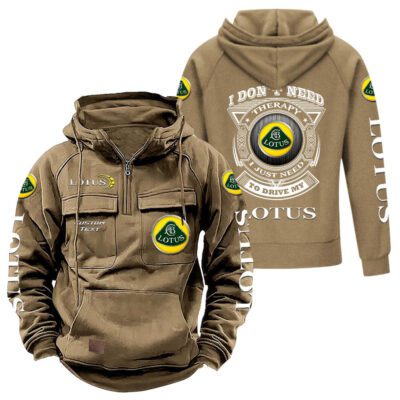 Lotus Vintage Quarter Zip Hoodie Retro Hoodie LQZ1262 4 Lotus Vintage Quarter Zip Hoodie Retro Hoodie LQZ1262 4